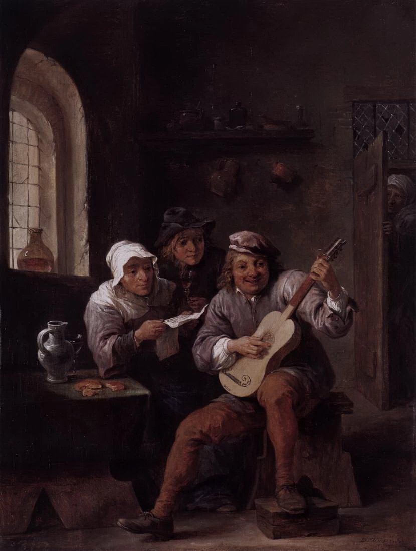 Contadini che suonano - Liechtenstein Museum, Vienna